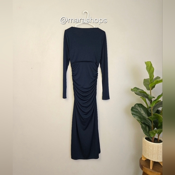 Cinq A Sept Brenna Jersey Tie Midi Dress - Picture 5 of 8